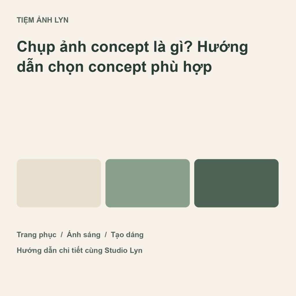 Ảnh bìa hướng dẫn chụp ảnh concept là gì tại Tiệm Ảnh Lyn