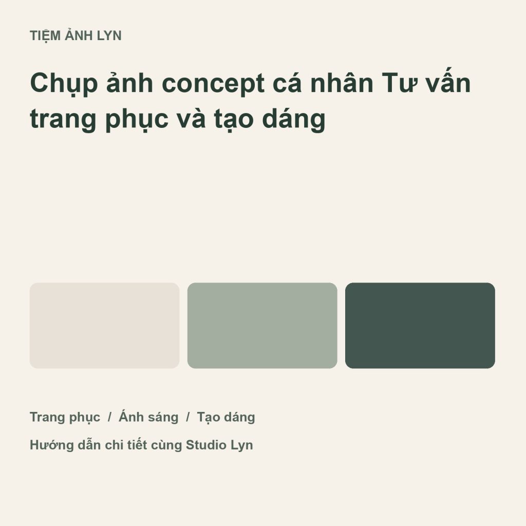 Ảnh bìa hướng dẫn chụp ảnh concept cá nhân tại Tiệm Ảnh Lyn