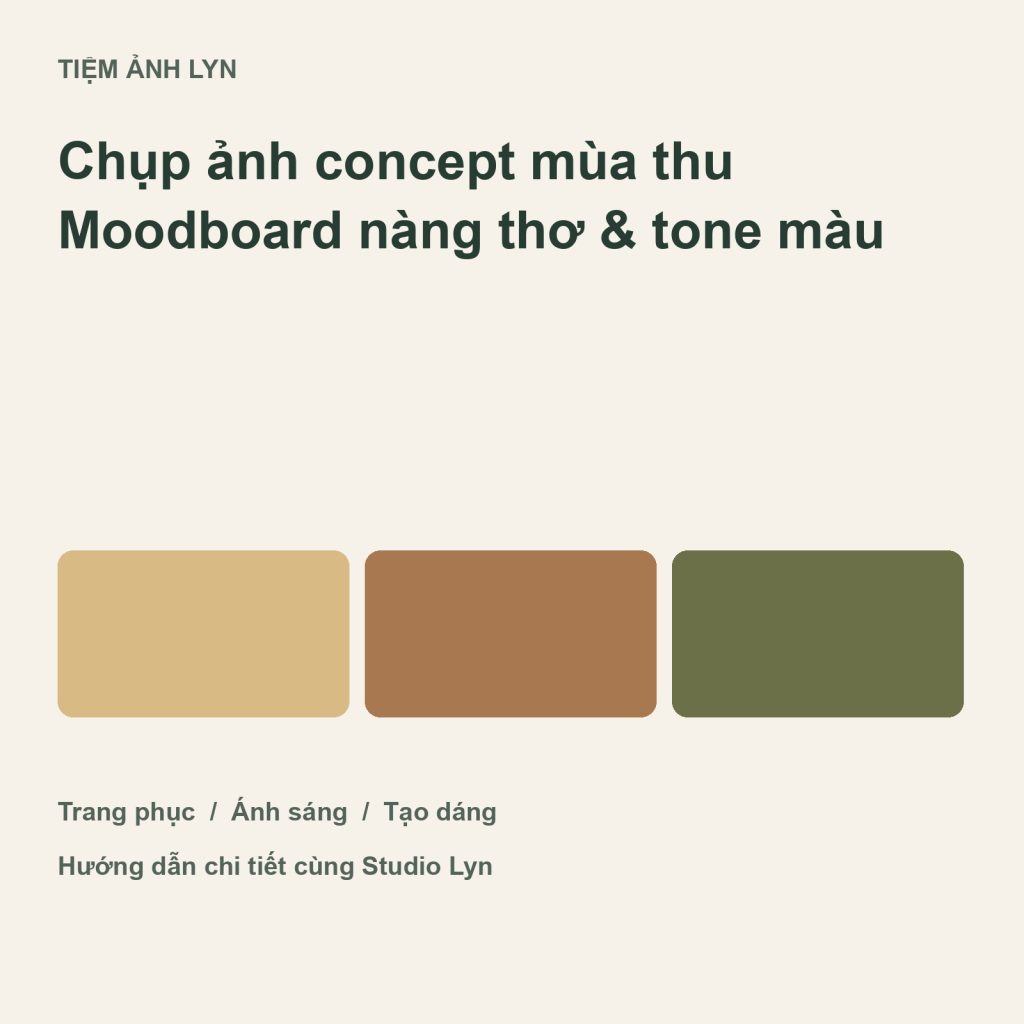 Ảnh bìa hướng dẫn chụp ảnh concept mùa thu tại Tiệm Ảnh Lyn
